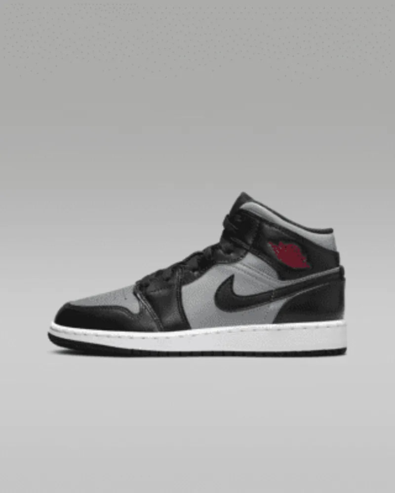Black/Particle Grey/White/Gym Red