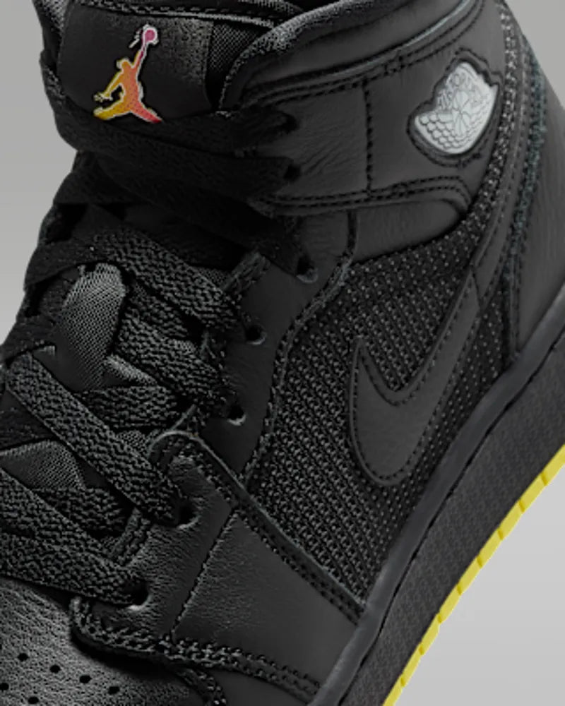 Black/Opti Yellow/Silver