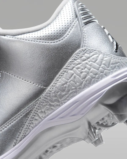 Metallic Silver/White/Black