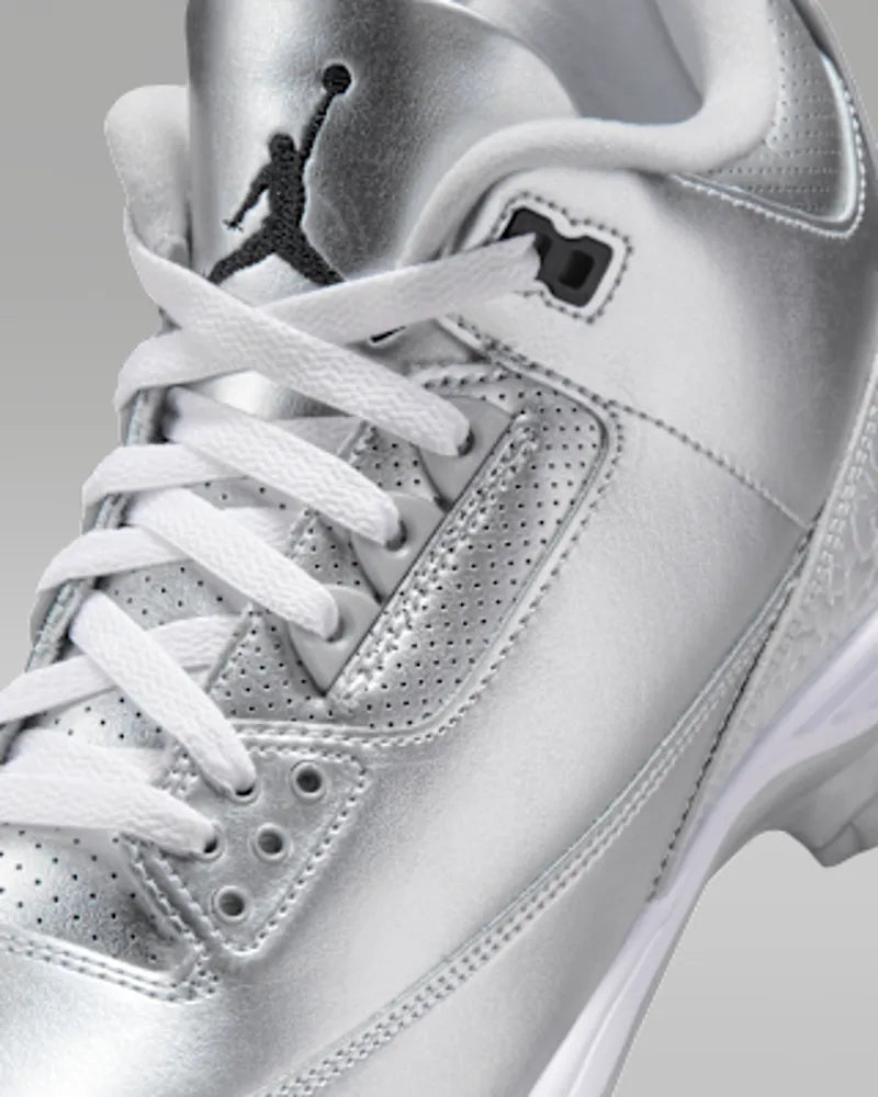 Metallic Silver/White/Black