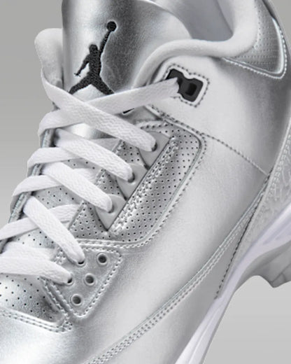 Metallic Silver/White/Black