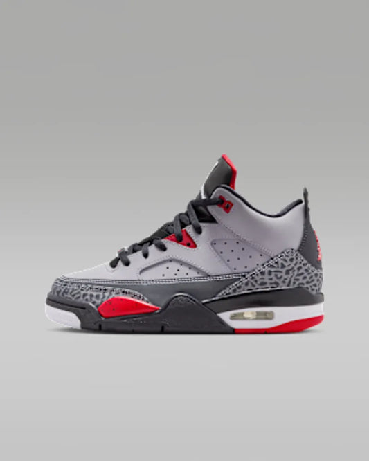 Cement Grey/Black/Fire Red/White