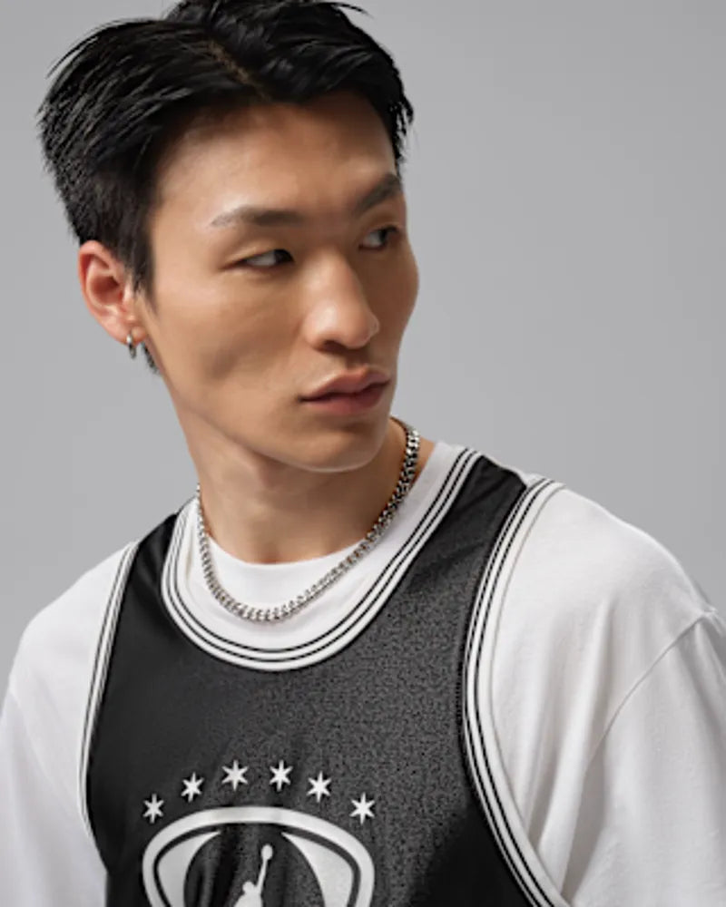 Black/White/Metallic Silver