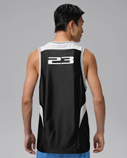 Black/White/Metallic Silver