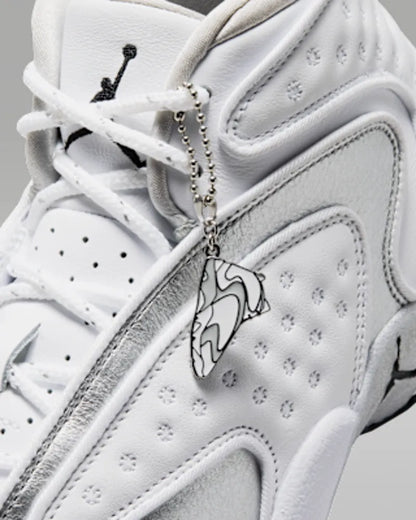 White/Black/Metallic Silver