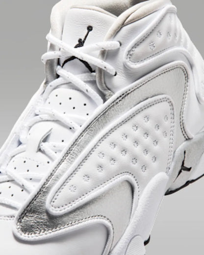 White/Black/Metallic Silver