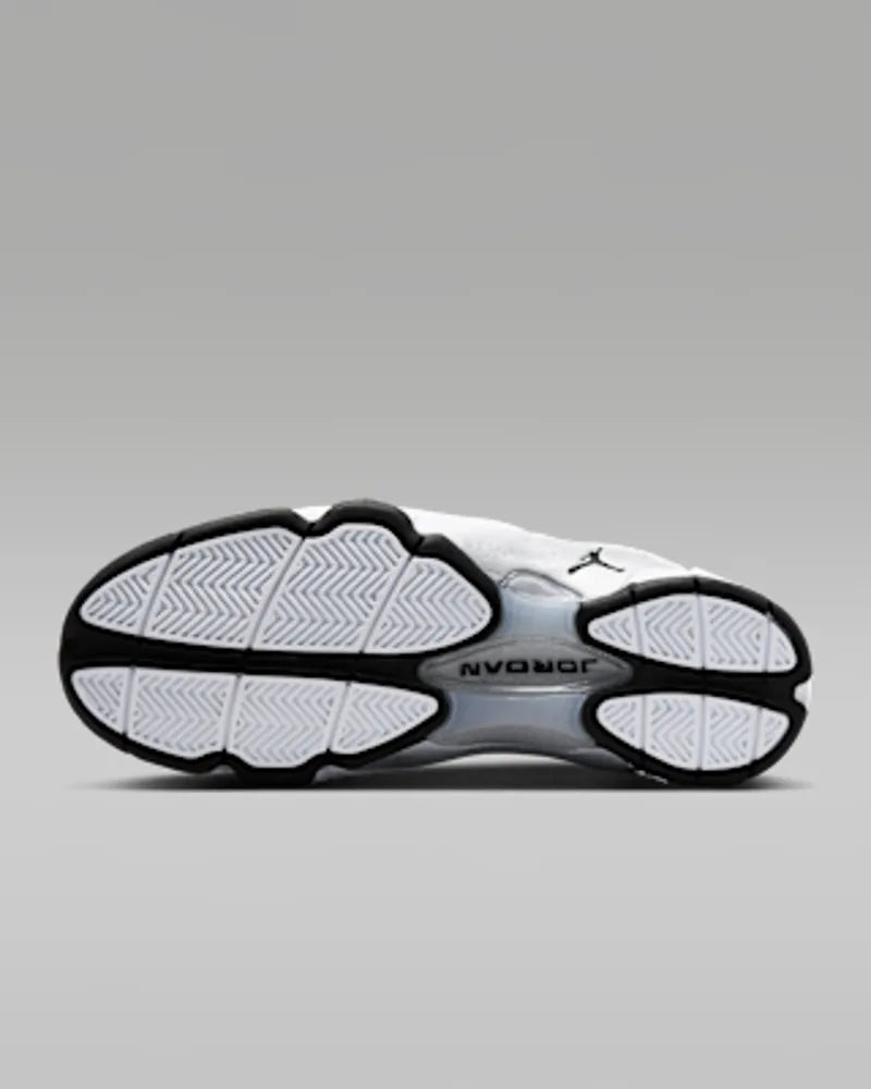 White/Black/Metallic Silver