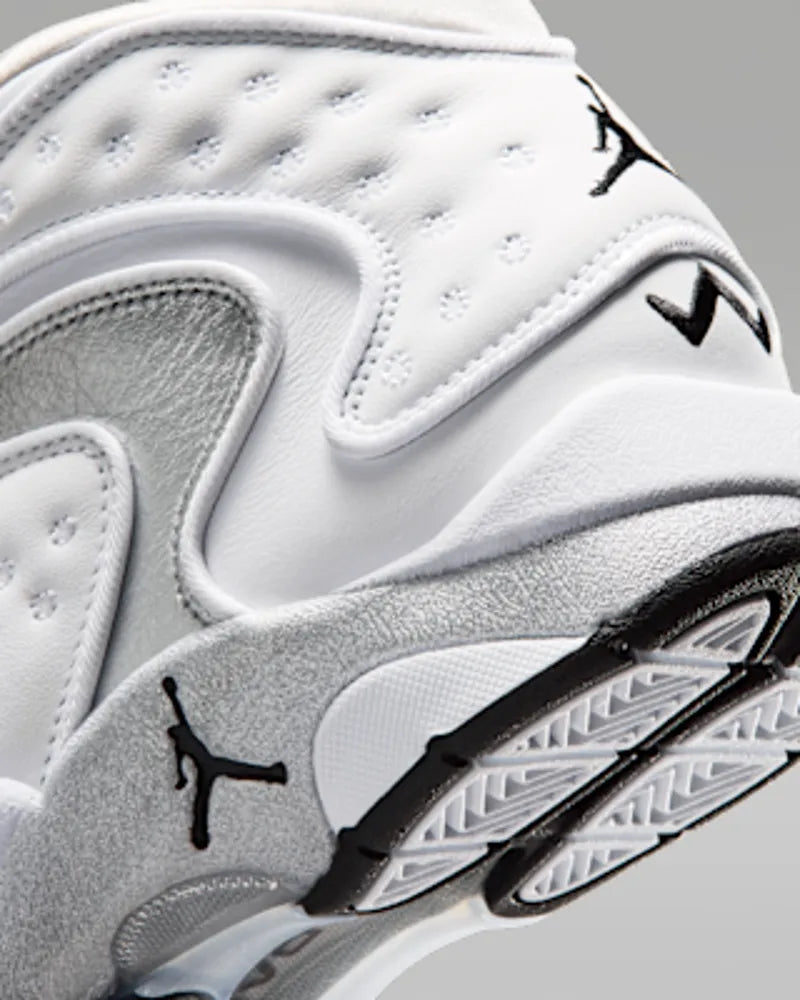 White/Black/Metallic Silver