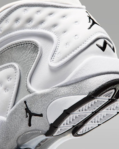 White/Black/Metallic Silver