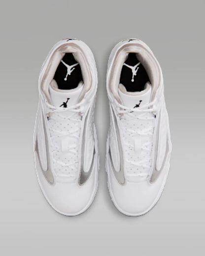 White/Black/Metallic Silver