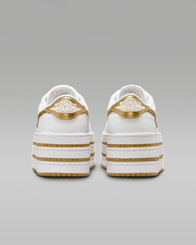 White/Metallic Gold/White