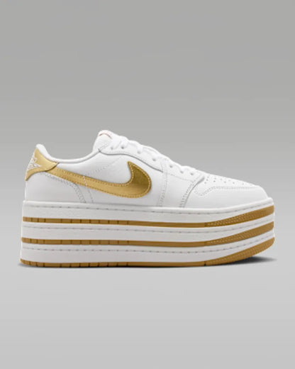 White/Metallic Gold/White