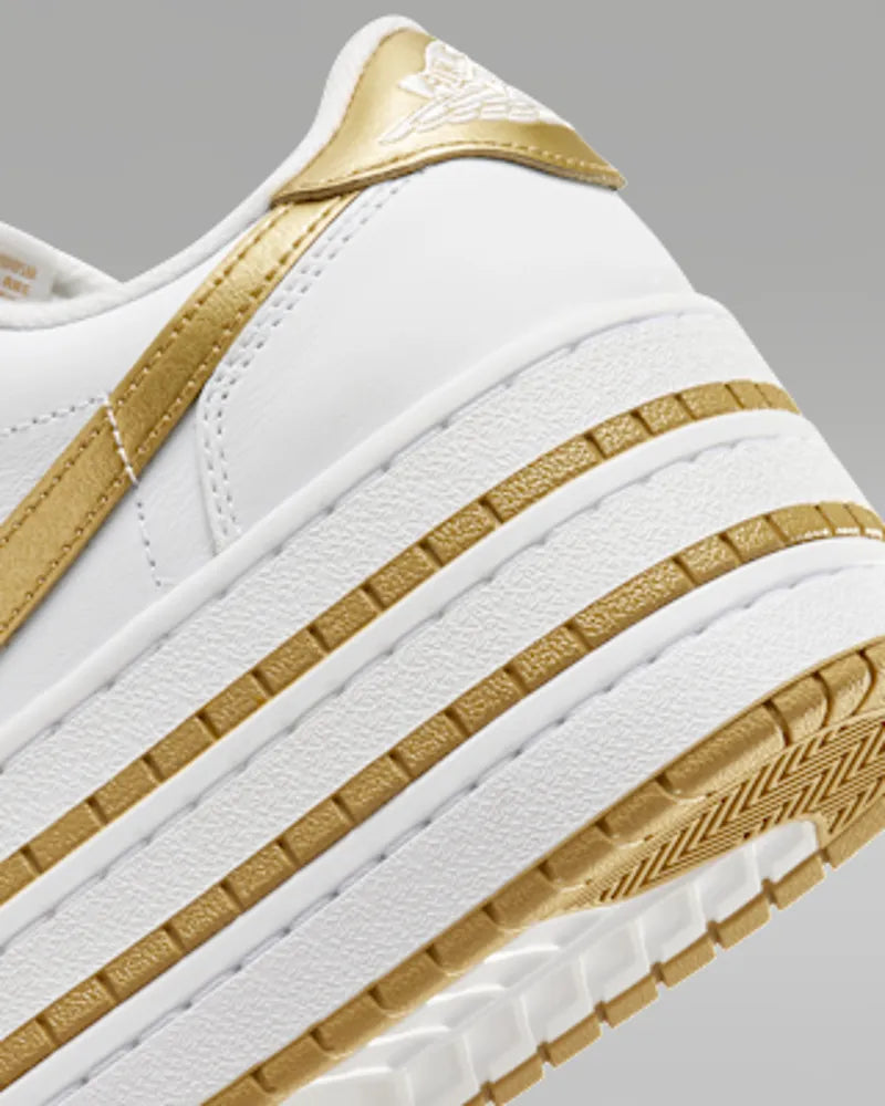 White/Metallic Gold/White