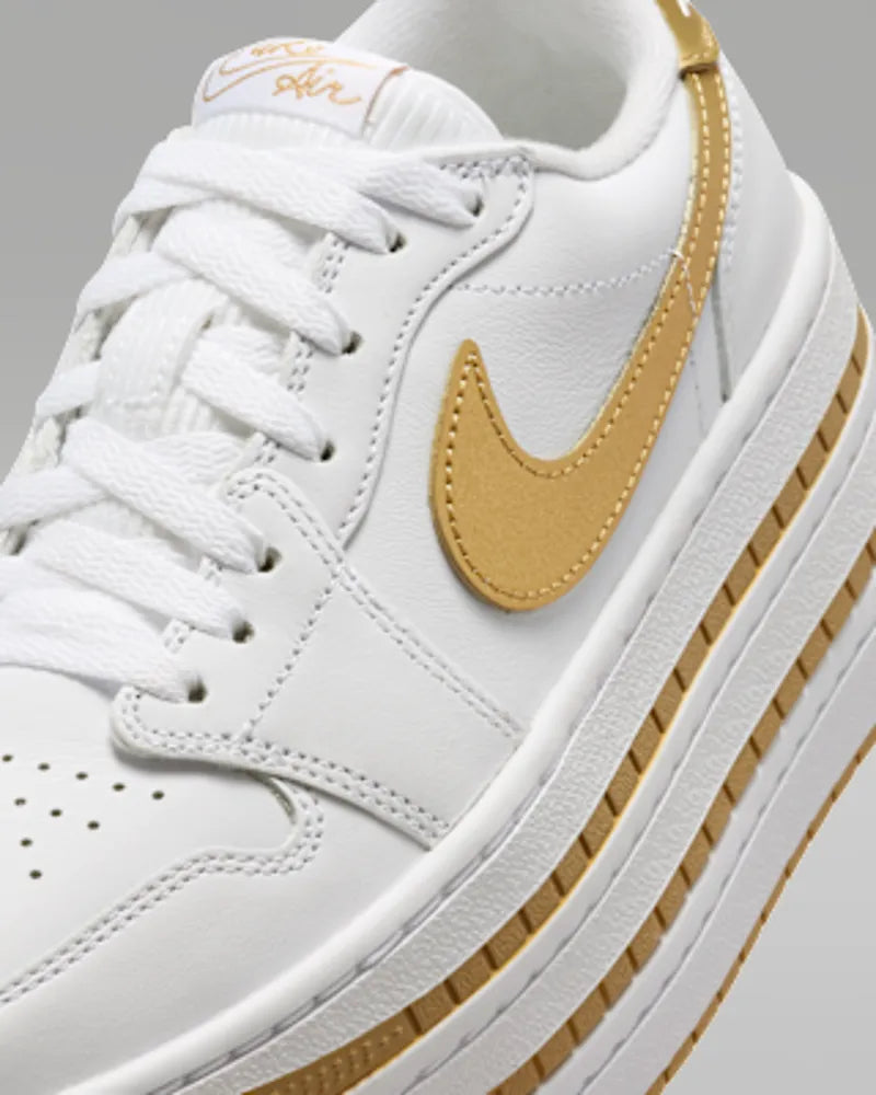 White/Metallic Gold/White
