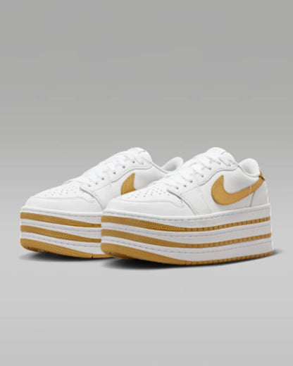 White/Metallic Gold/White
