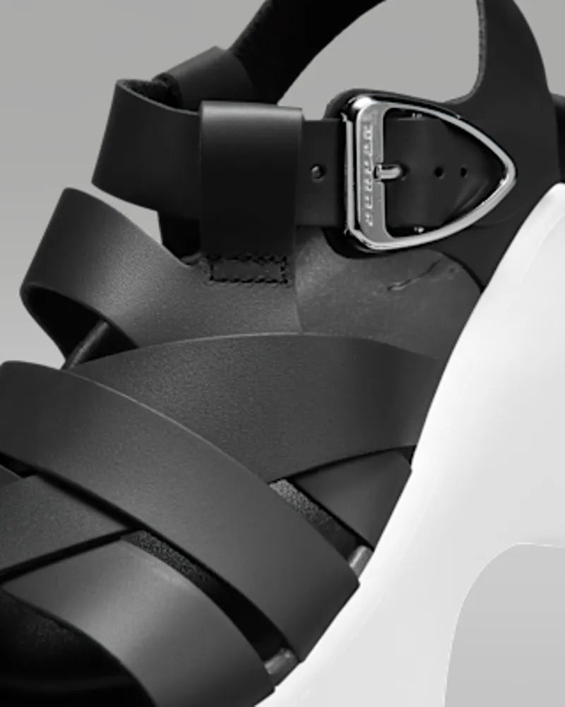 Black/White/Metallic Silver